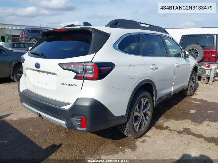 2022 Subaru Outback Limited VIN: 4S4BTANC2N3133479 Lot: 42496086