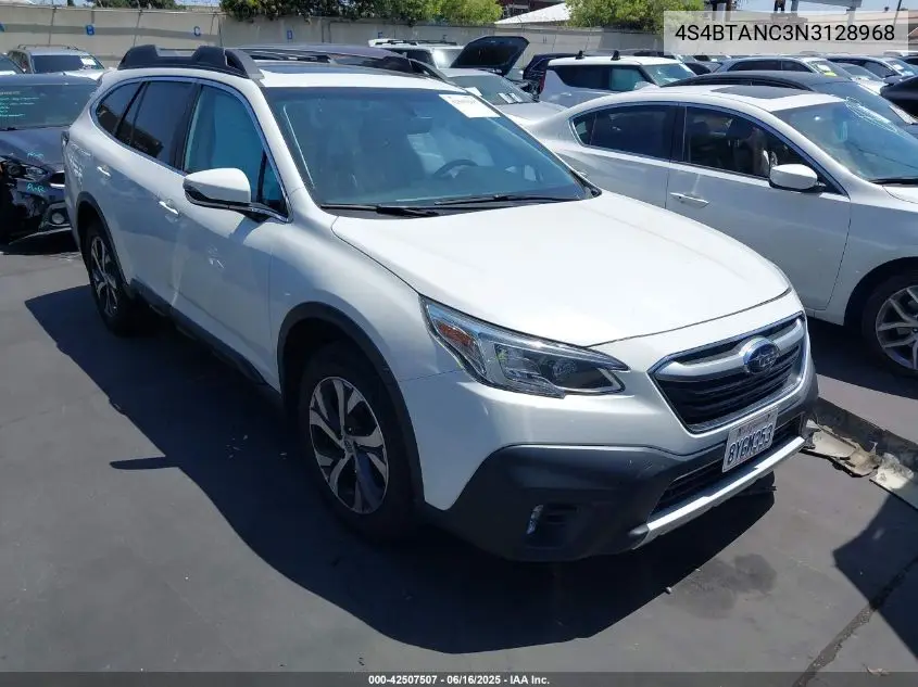 2022 Subaru Outback Limited VIN: 4S4BTANC3N3128968 Lot: 42507507