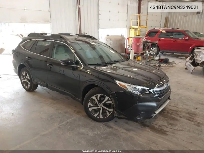 2022 Subaru Outback Limited VIN: 4S4BTANC9N3249021 Lot: 42523325