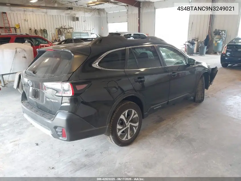 2022 Subaru Outback Limited VIN: 4S4BTANC9N3249021 Lot: 42523325