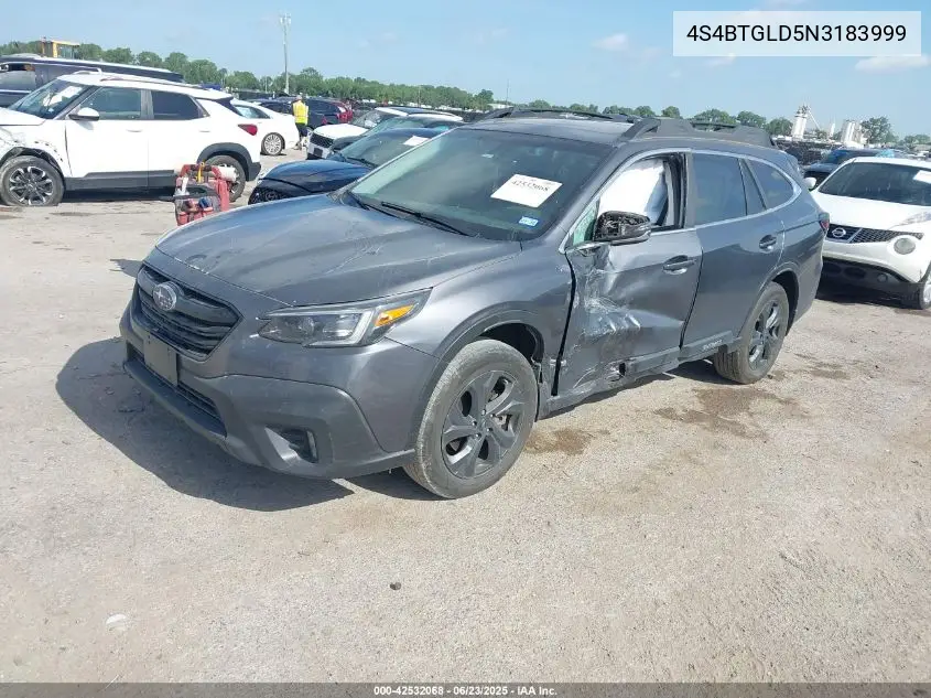 2022 Subaru Outback Onyx Edition Xt VIN: 4S4BTGLD5N3183999 Lot: 42532068