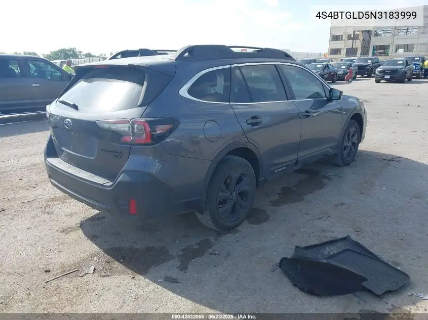 2022 Subaru Outback Onyx Edition Xt VIN: 4S4BTGLD5N3183999 Lot: 42532068