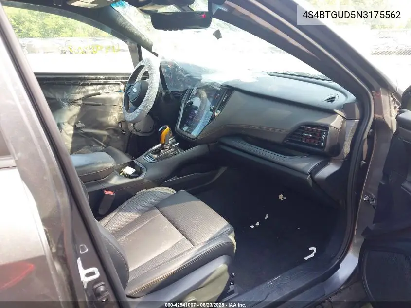 2022 Subaru Outback Wilderness VIN: 4S4BTGUD5N3175562 Lot: 42541007