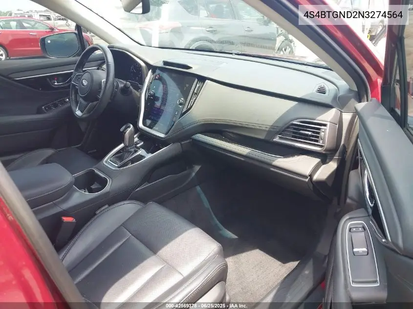 2022 Subaru Outback Limited Xt VIN: 4S4BTGND2N3274564 Lot: 42569378