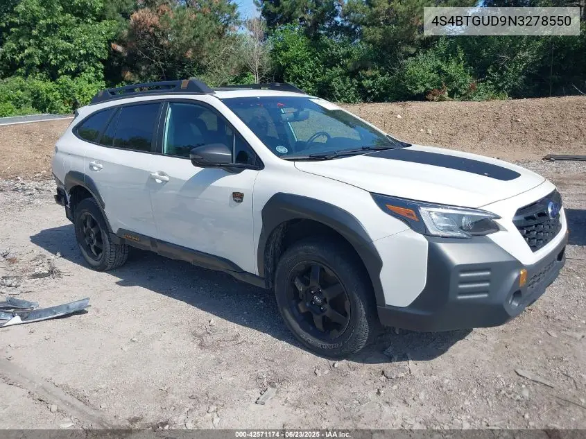2022 Subaru Outback Wilderness VIN: 4S4BTGUD9N3278550 Lot: 42571174