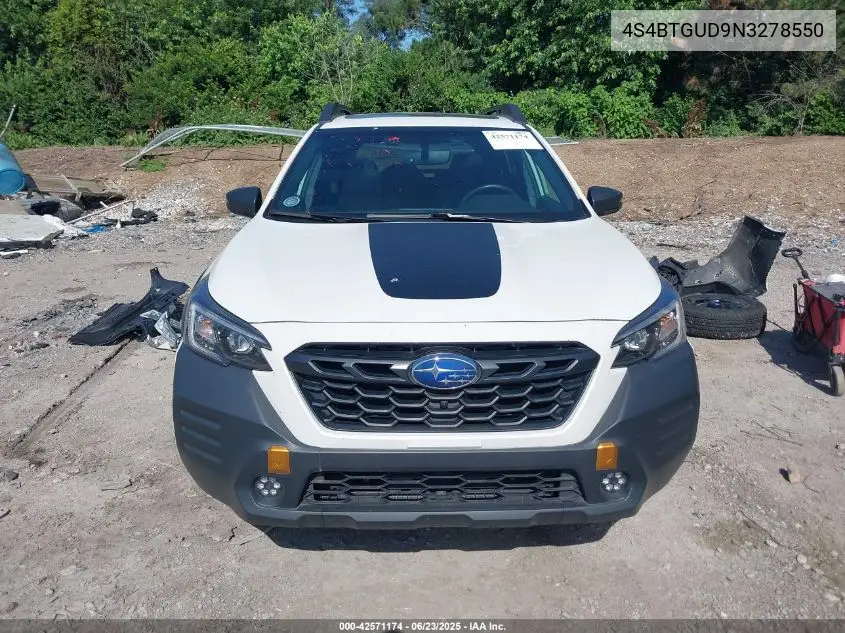 2022 Subaru Outback Wilderness VIN: 4S4BTGUD9N3278550 Lot: 42571174