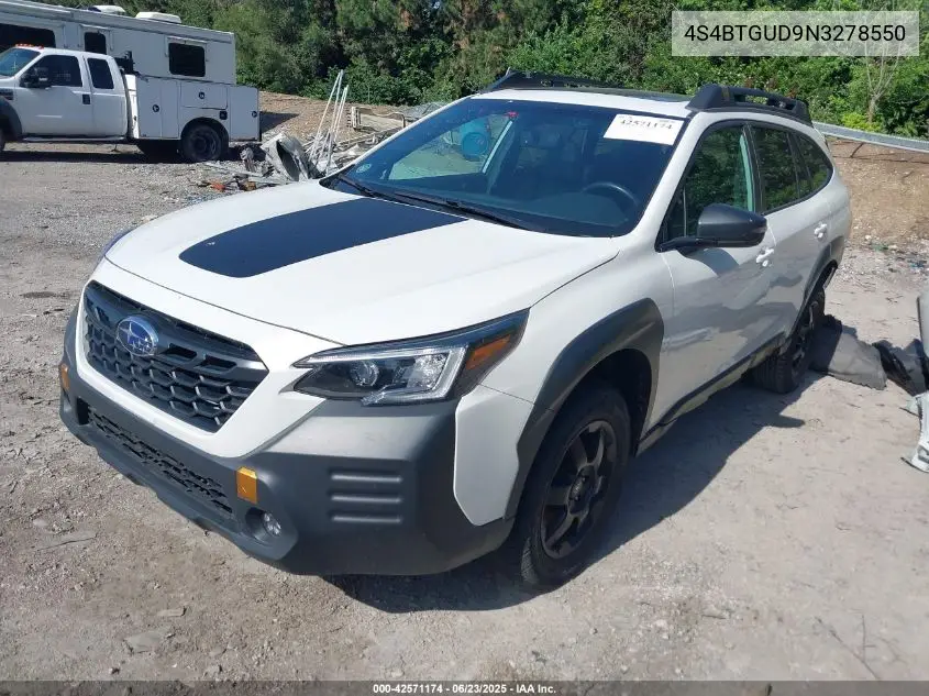 2022 Subaru Outback Wilderness VIN: 4S4BTGUD9N3278550 Lot: 42571174