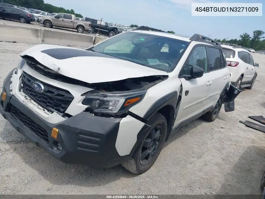 2022 Subaru Outback Wilderness VIN: 4S4BTGUD1N3271009 Lot: 42595648