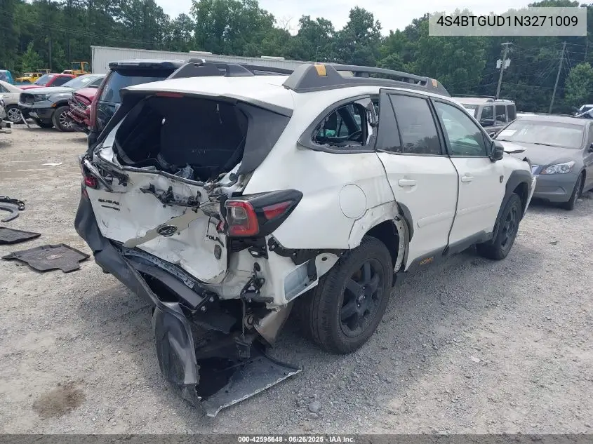 2022 Subaru Outback Wilderness VIN: 4S4BTGUD1N3271009 Lot: 42595648