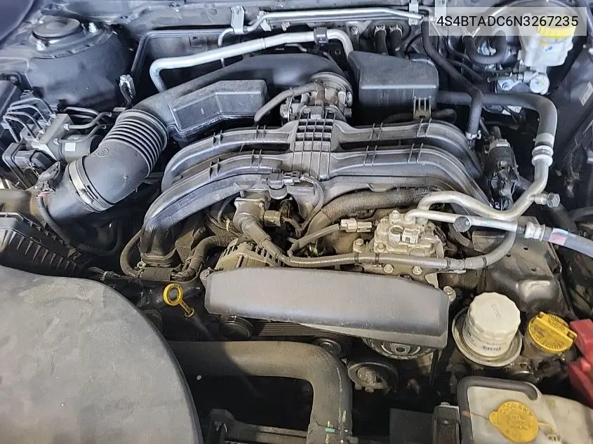 2022 Subaru Outback Premium VIN: 4S4BTADC6N3267235 Lot: 42619679