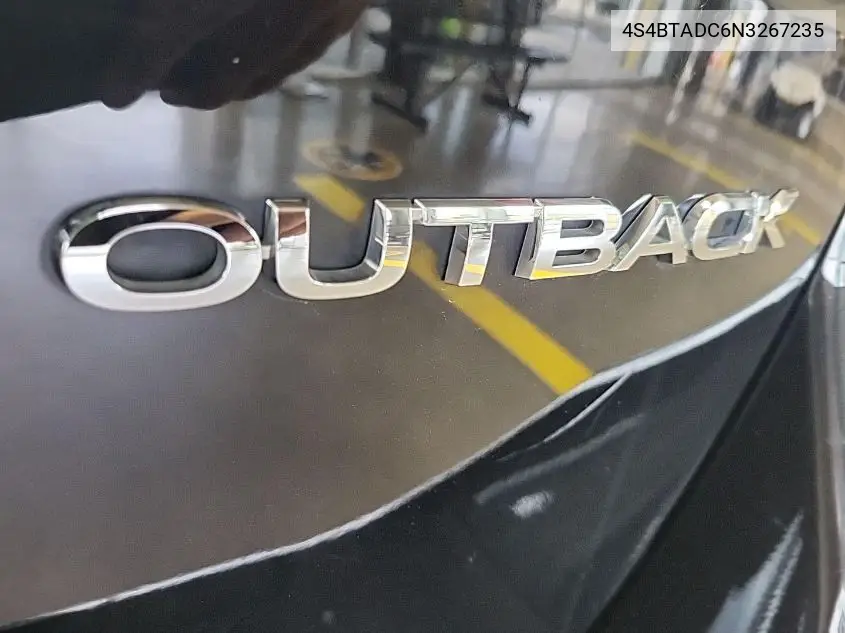 2022 Subaru Outback Premium VIN: 4S4BTADC6N3267235 Lot: 42619679
