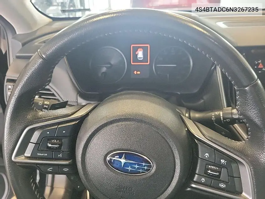 2022 Subaru Outback Premium VIN: 4S4BTADC6N3267235 Lot: 42619679