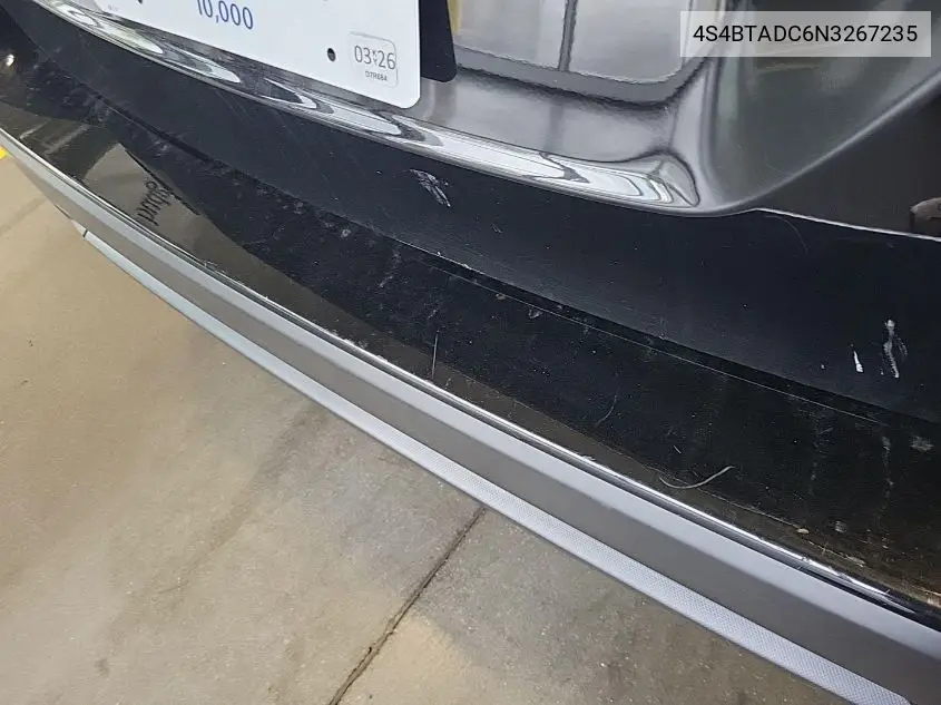 2022 Subaru Outback Premium VIN: 4S4BTADC6N3267235 Lot: 42619679