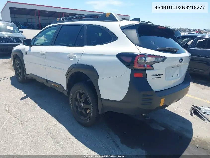 2022 Subaru Outback Wilderness VIN: 4S4BTGUD3N3218277 Lot: 42621889