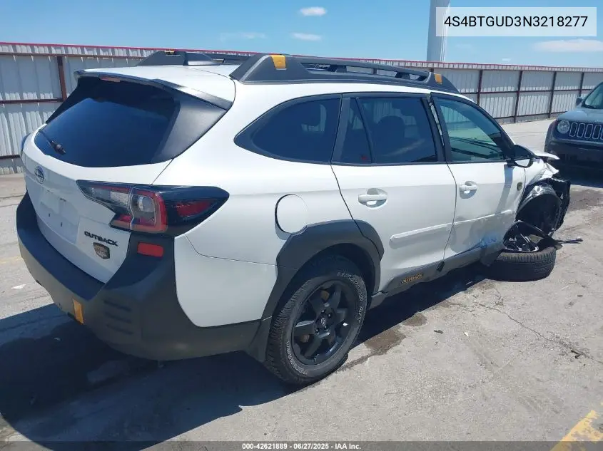 2022 Subaru Outback Wilderness VIN: 4S4BTGUD3N3218277 Lot: 42621889