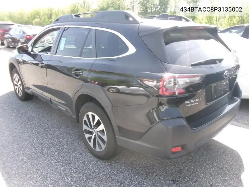2023 Subaru Outback Premium VIN: 4S4BTACC8P3135002 Lot: 42268950