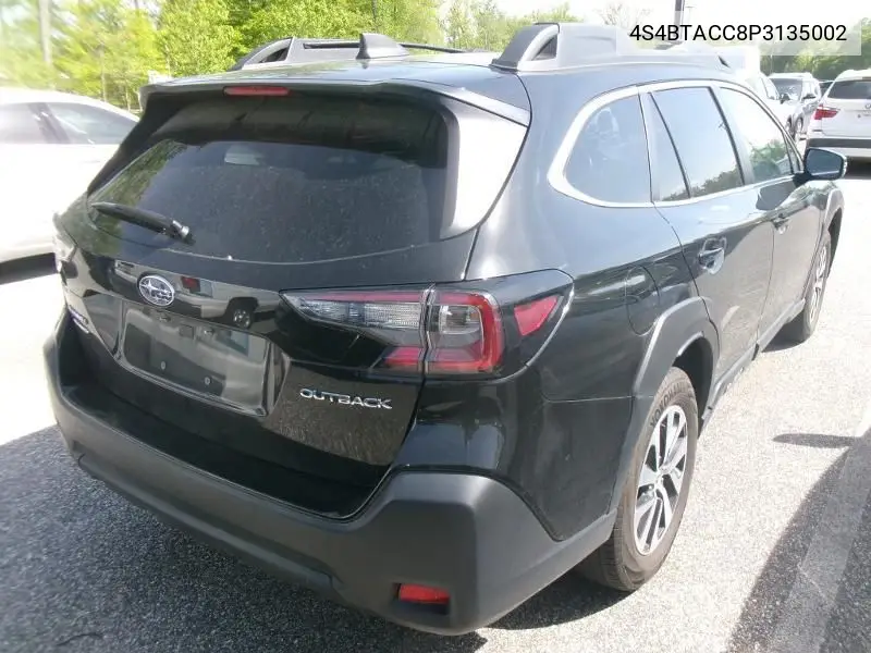 2023 Subaru Outback Premium VIN: 4S4BTACC8P3135002 Lot: 42268950