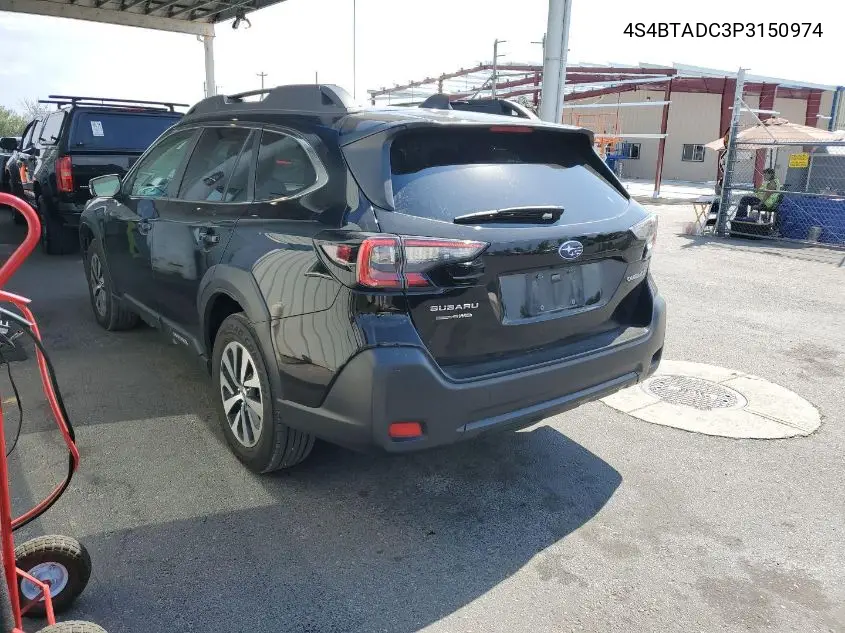 2023 Subaru Outback Premium VIN: 4S4BTADC3P3150974 Lot: 42642959
