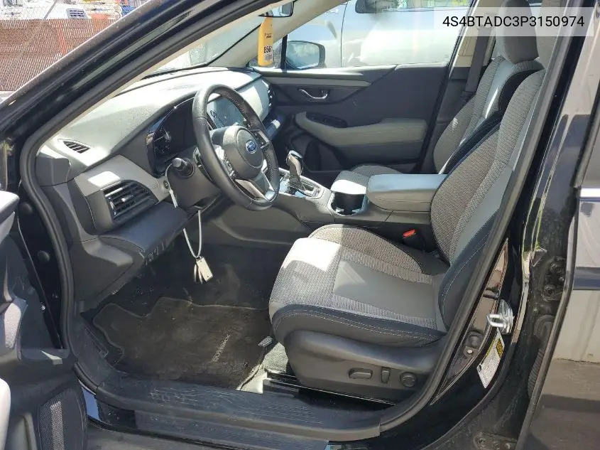 2023 Subaru Outback Premium VIN: 4S4BTADC3P3150974 Lot: 42642959