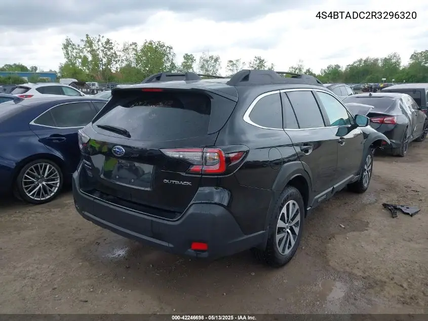 2024 Subaru Outback Premium VIN: 4S4BTADC2R3296320 Lot: 42246698