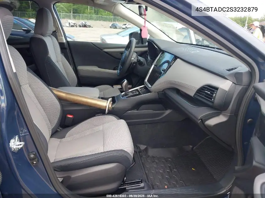 2025 Subaru Outback Premium VIN: 4S4BTADC2S3232879 Lot: 42616303