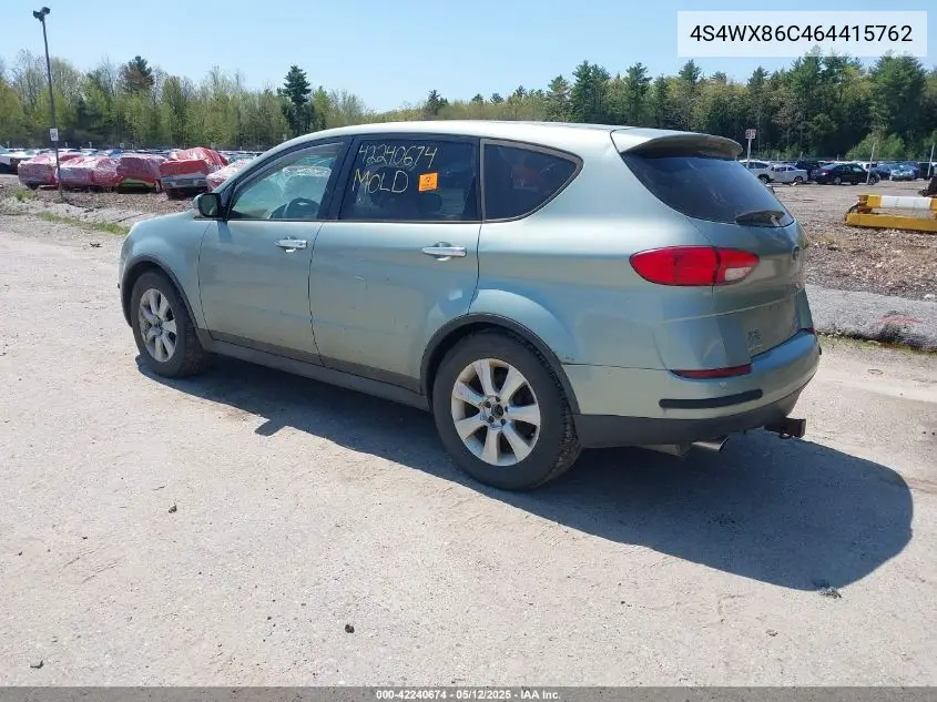 2006 Subaru B9 Tribeca Base 7-Passenger/Limited 7-Passenger VIN: 4S4WX86C464415762 Lot: 42240674