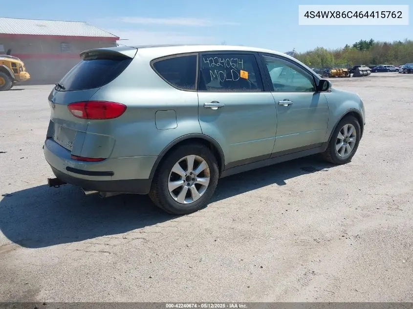 2006 Subaru B9 Tribeca Base 7-Passenger/Limited 7-Passenger VIN: 4S4WX86C464415762 Lot: 42240674
