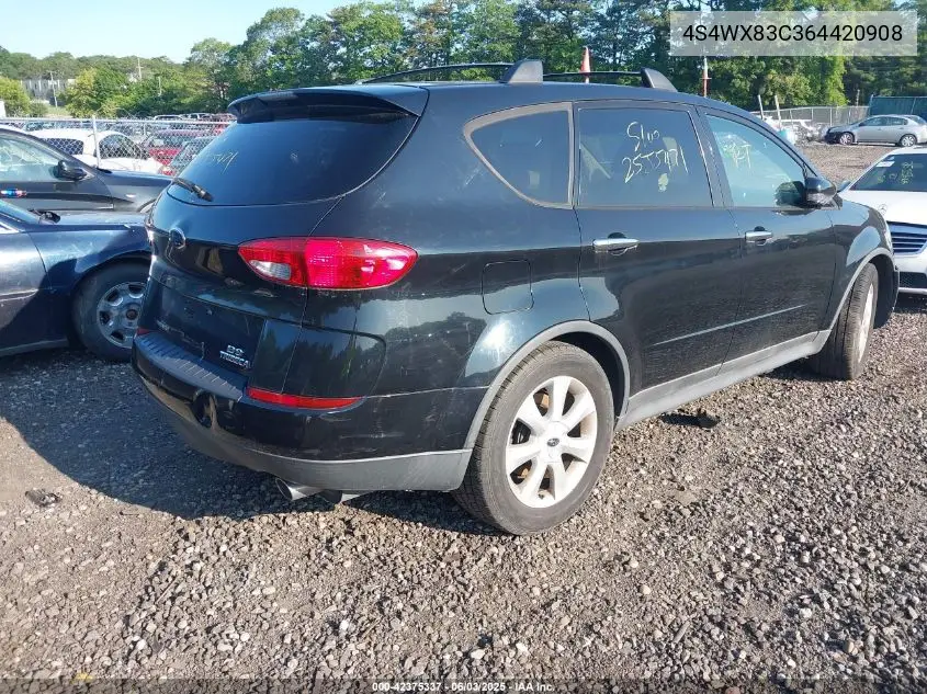 2006 Subaru B9 Tribeca Base 5-Passenger/Limited 5-Passenger VIN: 4S4WX83C364420908 Lot: 42375337