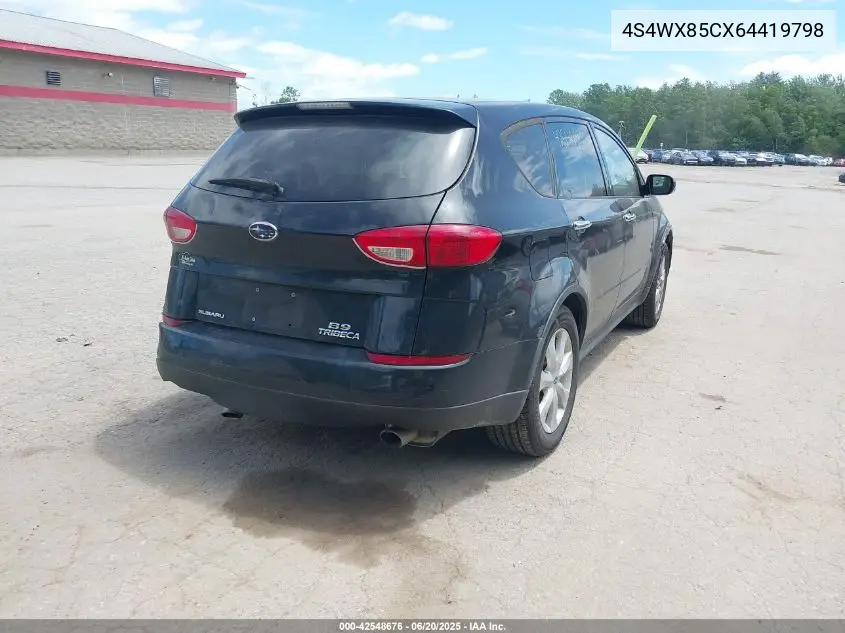 2006 Subaru B9 Tribeca Base 7-Passenger/Limited 7-Passenger VIN: 4S4WX85CX64419798 Lot: 42548676