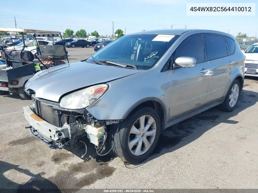 2006 Subaru B9 Tribeca Limited 5-Passenger VIN: 4S4WX82C564410012 Lot: 42551282
