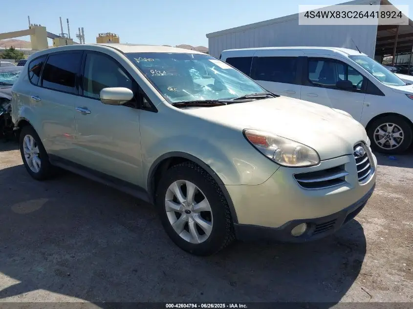2006 Subaru B9 Tribeca Base 5-Passenger/Limited 5-Passenger VIN: 4S4WX83C264418924 Lot: 42604794