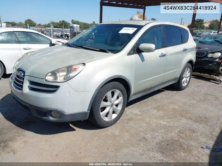 2006 Subaru B9 Tribeca Base 5-Passenger/Limited 5-Passenger VIN: 4S4WX83C264418924 Lot: 42604794