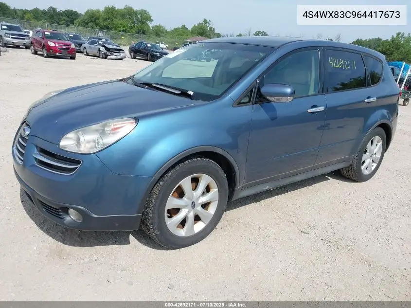2006 Subaru B9 Tribeca Base 5-Passenger/Limited 5-Passenger VIN: 4S4WX83C964417673 Lot: 42692171