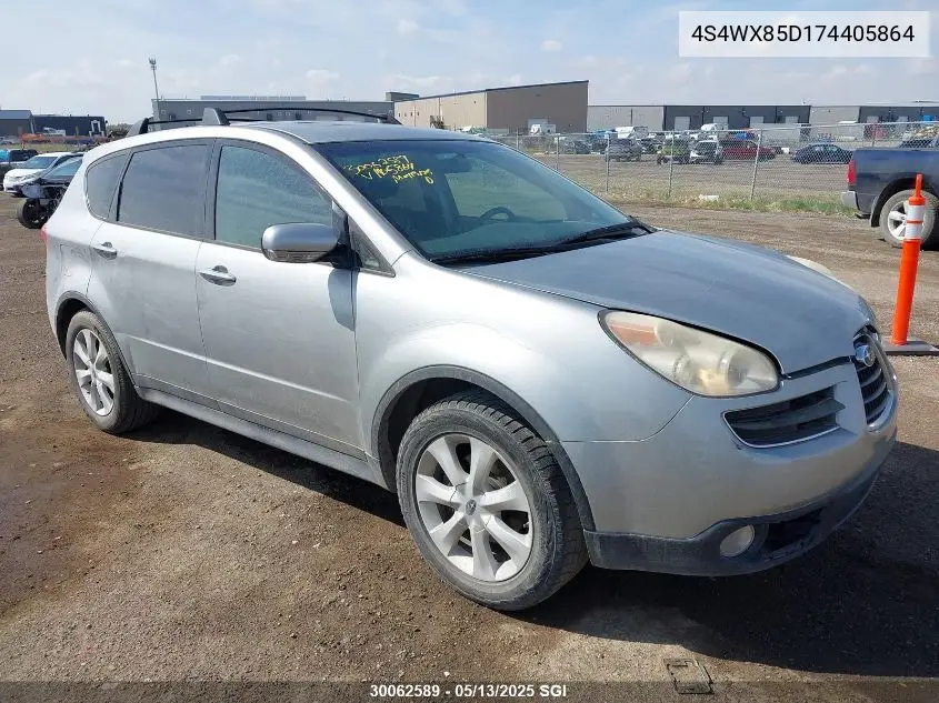 2007 Subaru B9 Tribeca 3.0 H6/3.0 H6 Limited VIN: 4S4WX85D174405864 Lot: 30062589