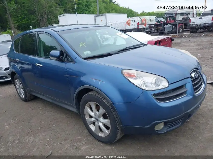 2007 Subaru B9 Tribeca Limited 5-Passenger VIN: 4S4WX82D074406752 Lot: 42258053