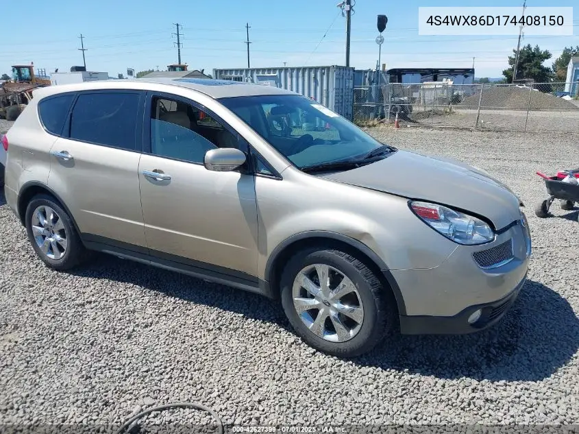 2007 Subaru B9 Tribeca Limited 7-Passenger VIN: 4S4WX86D174408150 Lot: 42627399