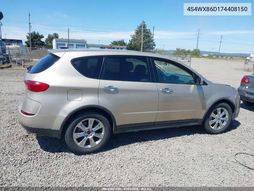 2007 Subaru B9 Tribeca Limited 7-Passenger VIN: 4S4WX86D174408150 Lot: 42627399