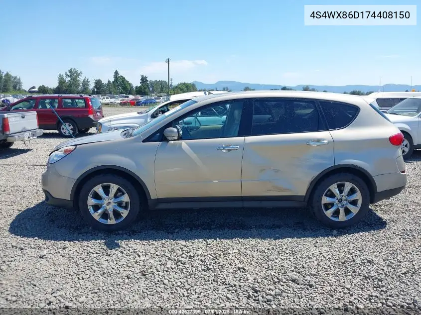 2007 Subaru B9 Tribeca Limited 7-Passenger VIN: 4S4WX86D174408150 Lot: 42627399