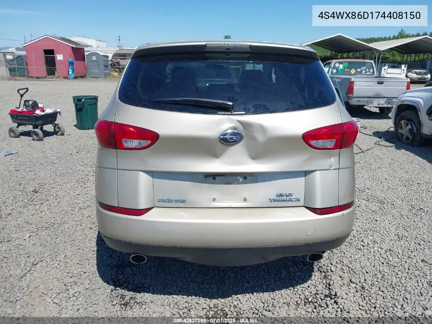2007 Subaru B9 Tribeca Limited 7-Passenger VIN: 4S4WX86D174408150 Lot: 42627399
