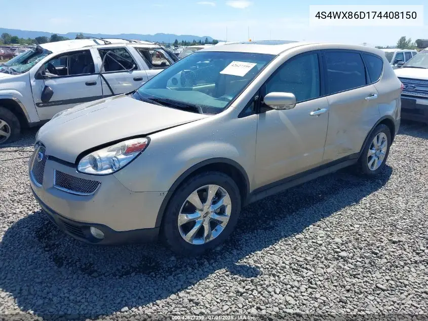 2007 Subaru B9 Tribeca Limited 7-Passenger VIN: 4S4WX86D174408150 Lot: 42627399