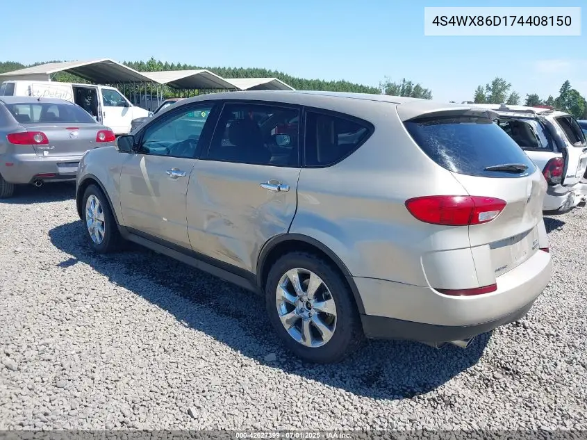 2007 Subaru B9 Tribeca Limited 7-Passenger VIN: 4S4WX86D174408150 Lot: 42627399