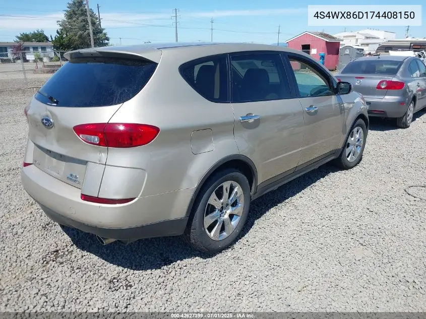 2007 Subaru B9 Tribeca Limited 7-Passenger VIN: 4S4WX86D174408150 Lot: 42627399