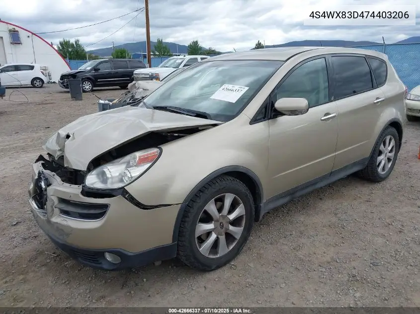 2007 Subaru B9 Tribeca Limited 5-Passenger VIN: 4S4WX83D474403206 Lot: 42666337