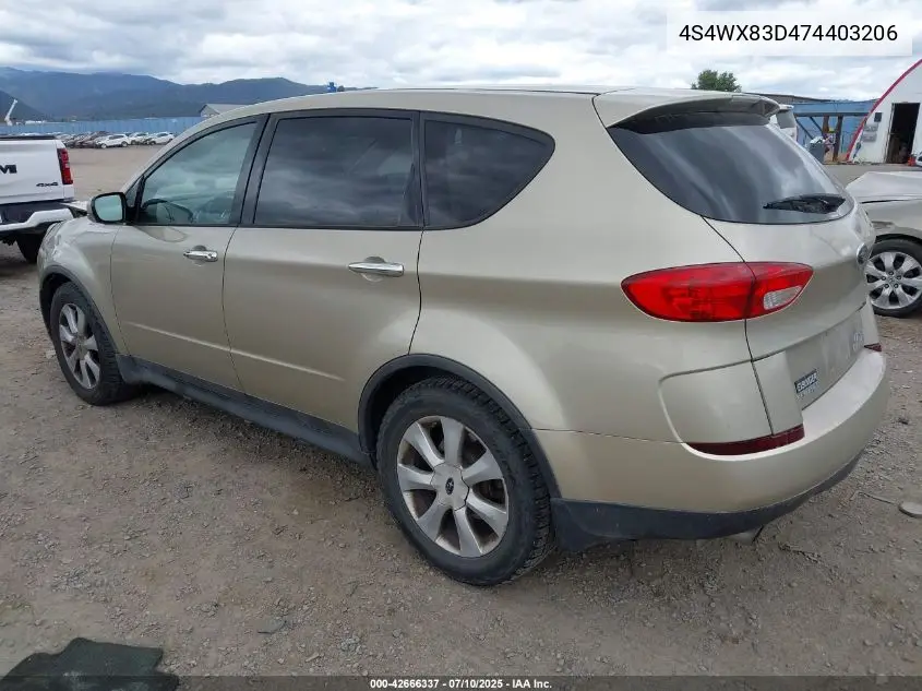 2007 Subaru B9 Tribeca Limited 5-Passenger VIN: 4S4WX83D474403206 Lot: 42666337