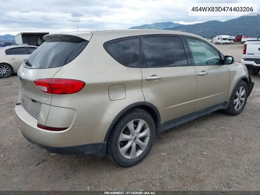 2007 Subaru B9 Tribeca Limited 5-Passenger VIN: 4S4WX83D474403206 Lot: 42666337