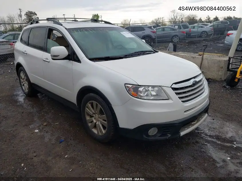 2008 Subaru Tribeca Limited 7-Passenger VIN: 4S4WX98D084400562 Lot: 41911448