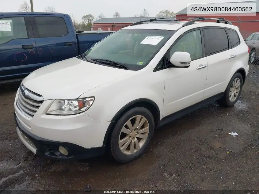 2008 Subaru Tribeca Limited 7-Passenger VIN: 4S4WX98D084400562 Lot: 41911448