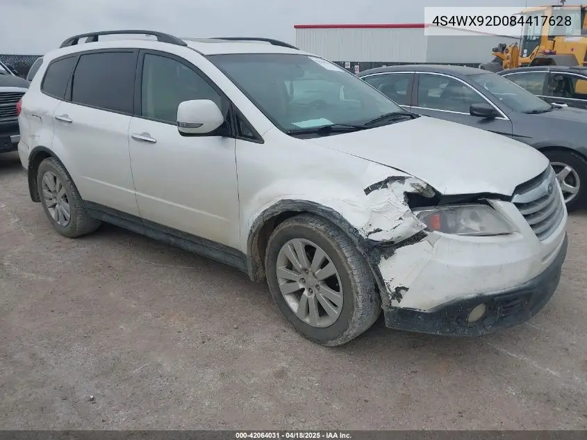 2008 Subaru Tribeca Limited 5-Passenger VIN: 4S4WX92D084417628 Lot: 42064031