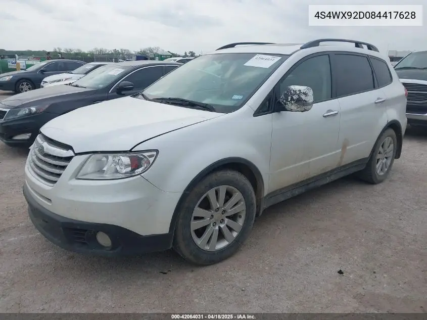 2008 Subaru Tribeca Limited 5-Passenger VIN: 4S4WX92D084417628 Lot: 42064031