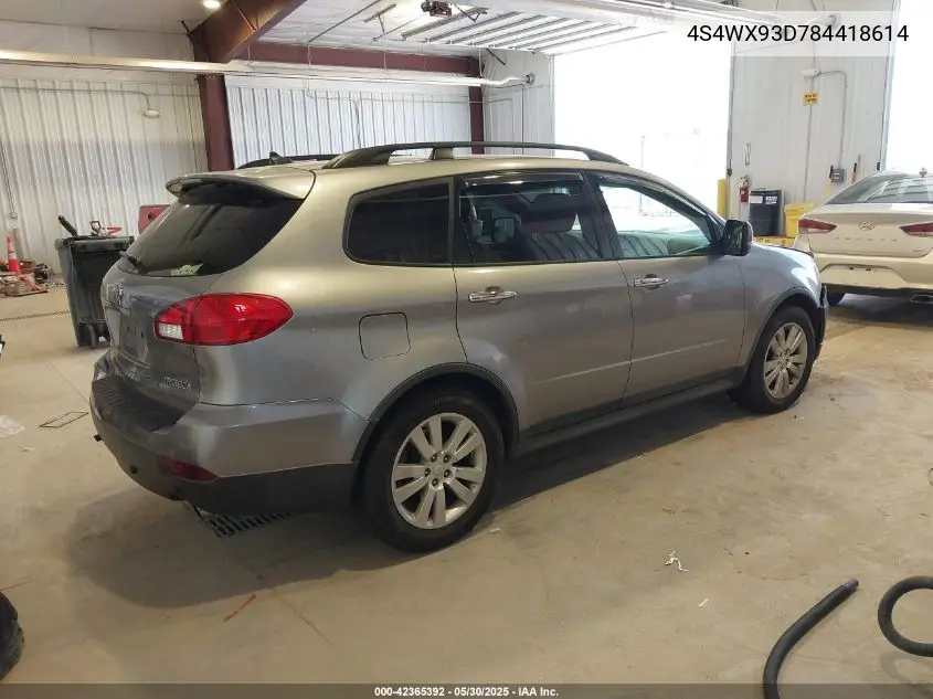 2008 Subaru Tribeca Limited 5-Passenger VIN: 4S4WX93D784418614 Lot: 42365392
